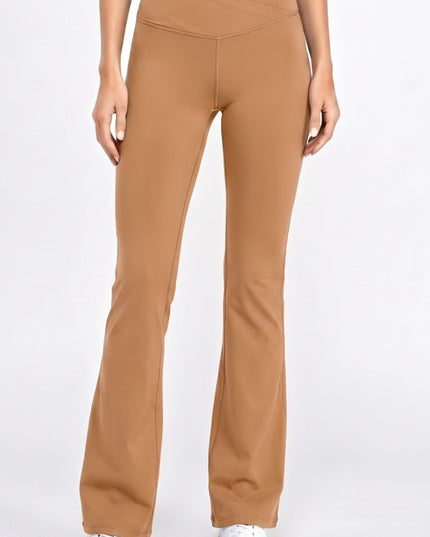 Workout Flare Pants – High Waist Sculpt Style