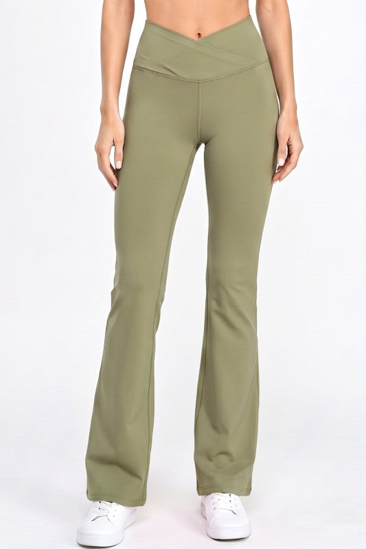 LG24 Workout Flare Pants – High Waist Sculpt Style