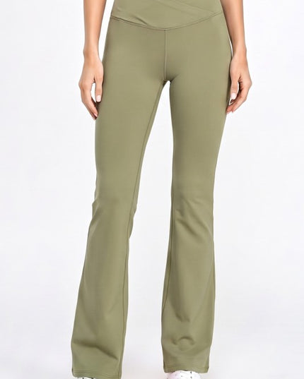 Workout Flare Pants – High Waist Sculpt Style
