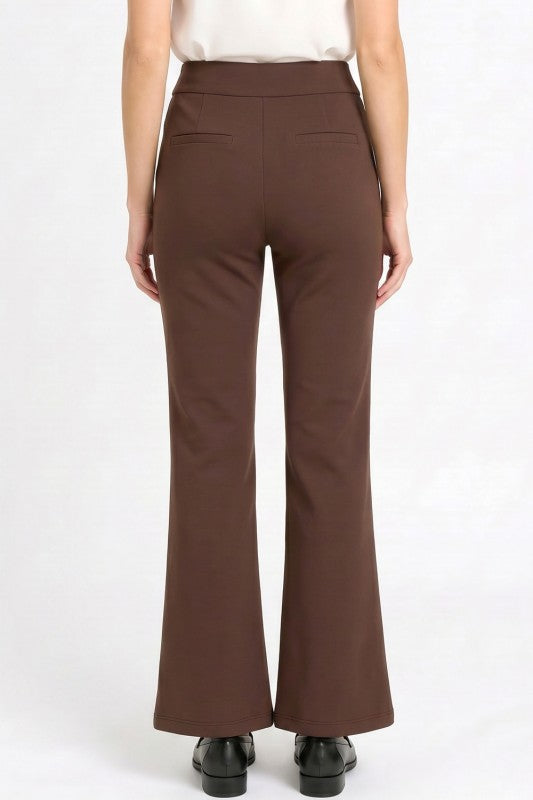 Scuba Flare Pants – Stretch Fit With Side Pockets