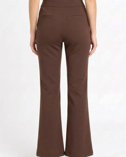 Scuba Flare Pants – Side Pocket Sculpt Style