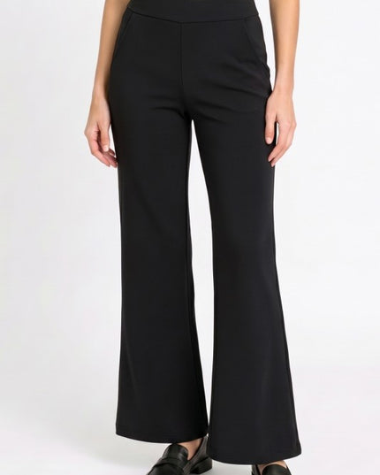 Plus Scuba Flare Pants – Stretch Fit With Side Pockets
