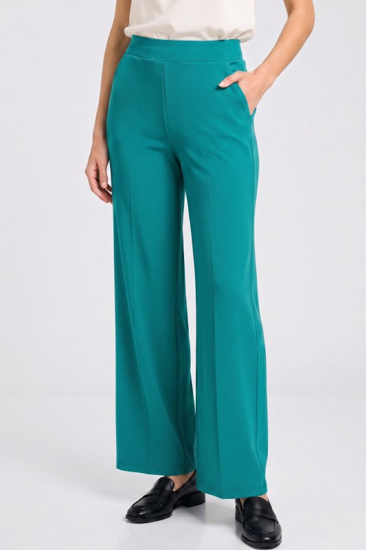 Stretch Straight Pants – Relaxed Scuba Comfort