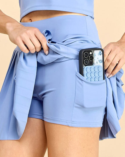 Pleated Tennis Skort Set – Varsity Court Style