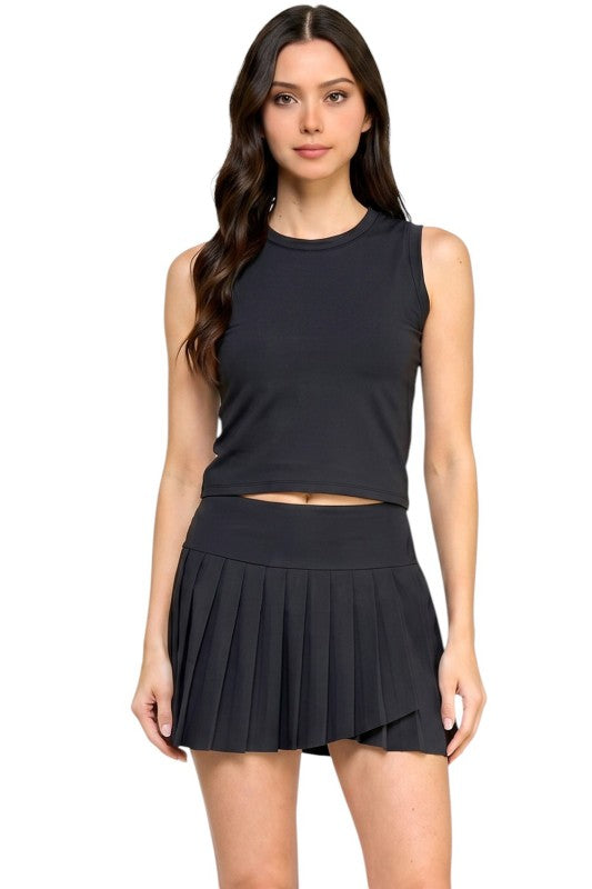 TS103SET Varsity Tennis Skort Set – Sporty Classic