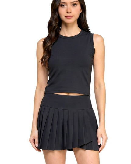 TS103SET Varsity Tennis Skort Set – Sporty Classic