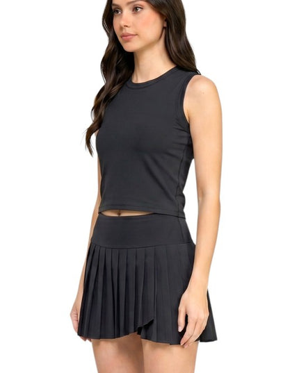 TS103SET Varsity Tennis Skort Set – Sporty Classic
