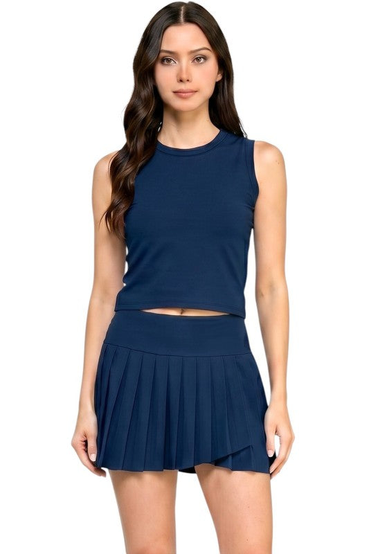 TS103SET Varsity Tennis Skort Set – Sporty Classic