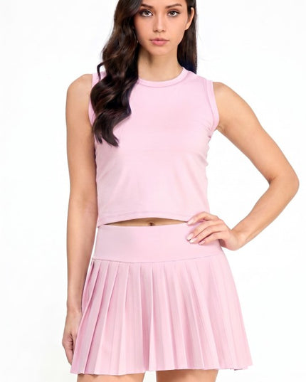 Pleated Skort Set – Varsity Inspired Tennis Style