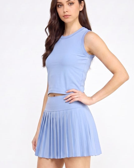Pleated Skort Set – Varsity Inspired Tennis Style