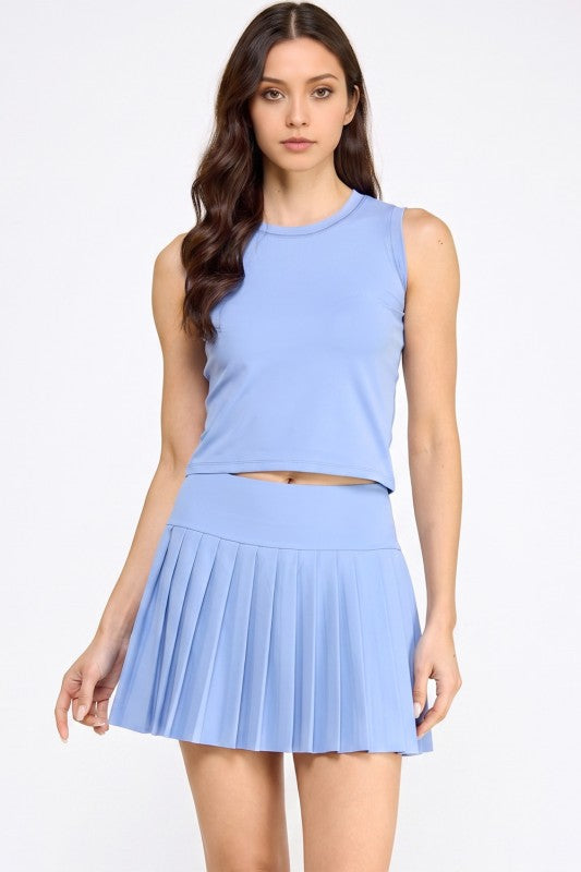 Pleated Skort Set – Varsity Inspired Tennis Style