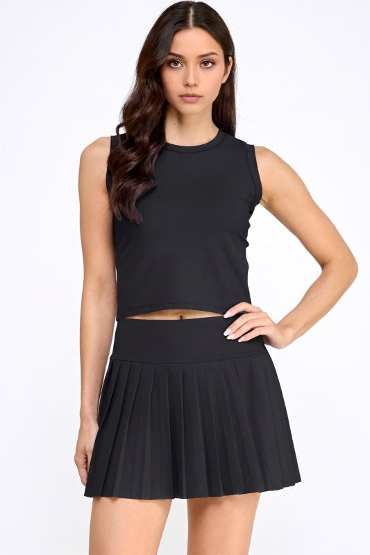 Pleated Skort Set – Varsity Inspired Tennis Style