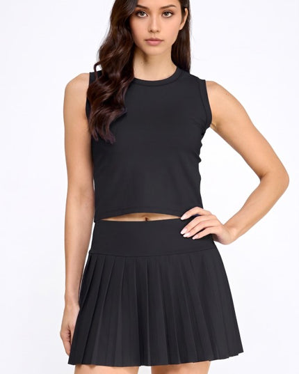 Pleated Skort Set – Varsity Inspired Tennis Style
