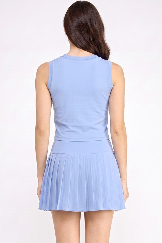 Pleated Skort Set – Varsity Inspired Tennis Style