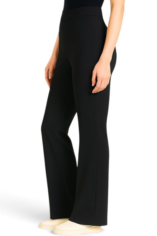 YC33 Pleated High Rise Pants – Relaxed Fit Comfort Style