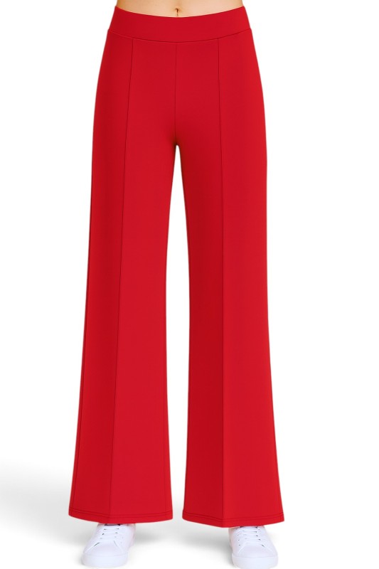 YC33 Pleated High Rise Pants – Relaxed Fit Comfort Style
