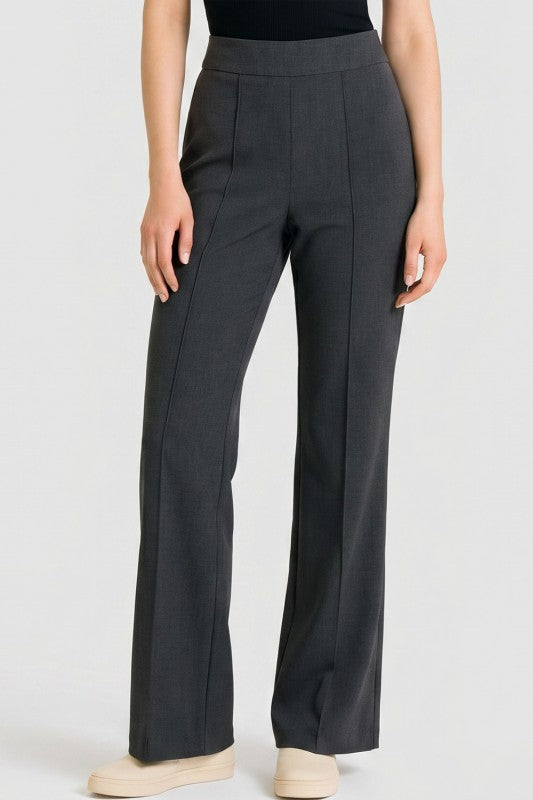 Pleated High Rise Pants – Relaxed Fit Comfort Style