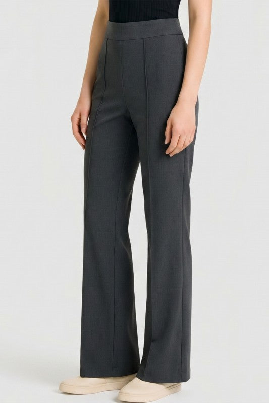 Pleated High Rise Pants – Relaxed Fit Comfort Style