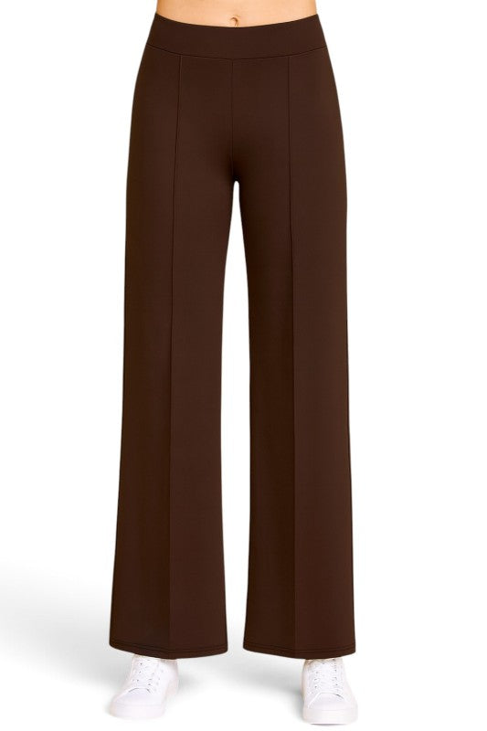 YC33 Pleated High Rise Pants – Relaxed Fit Comfort Style