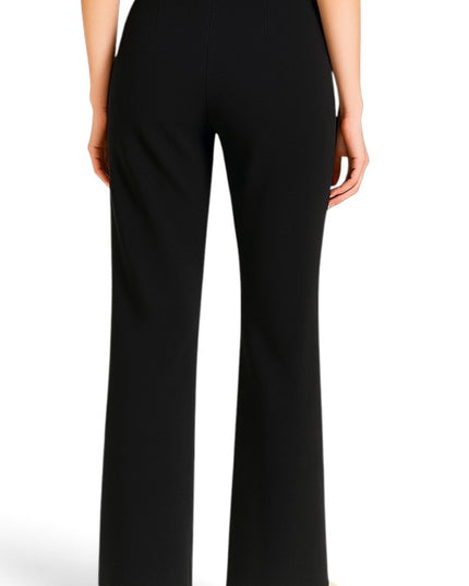 YC33 Pleated High Rise Pants – Relaxed Fit Comfort Style