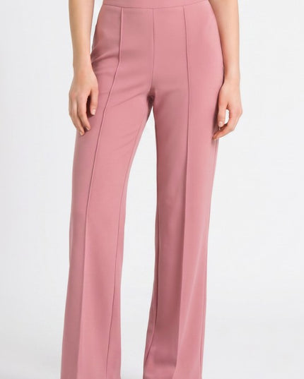 Pleated High Rise Pants – Relaxed Fit Comfort Style