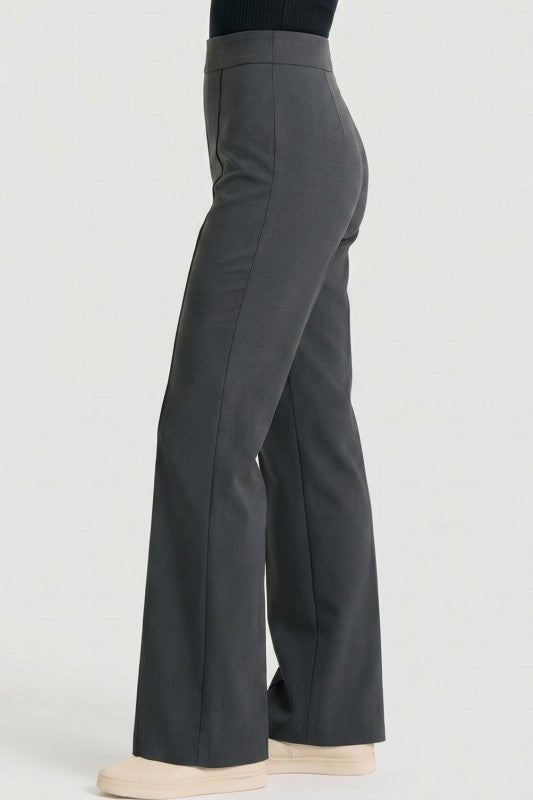 Pleated High Rise Pants – Relaxed Fit Comfort Style