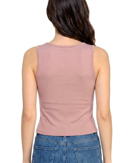 Rhinestone Tank Top – Glam Fit Statement Style