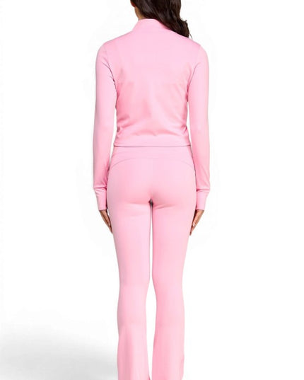 Active Flare Pants Set – Zip Jacket Athleisure Style