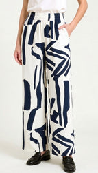 NAVY/IVORY