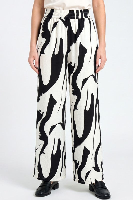 Wide Leg Pants – Bold Print Statement Style