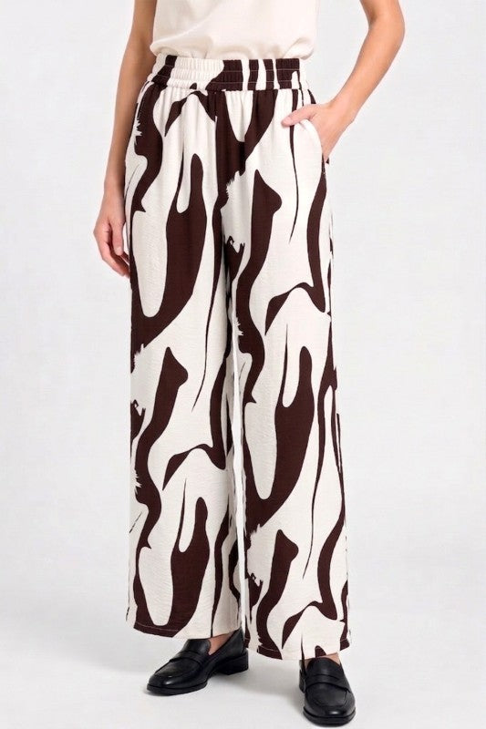 Wide Leg Pants – Bold Print Statement Style
