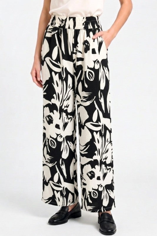 Wide Leg Pants – Unique Print Flowy Style