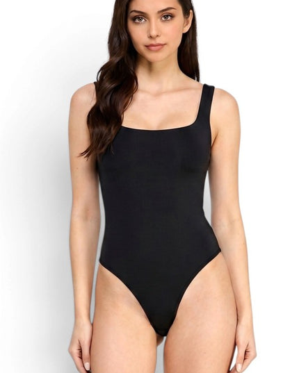 BST102 Seamless Double Layer Bodysuit – Square Neck Fit