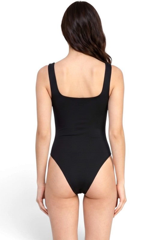 BST102 Seamless Double Layer Bodysuit – Square Neck Fit