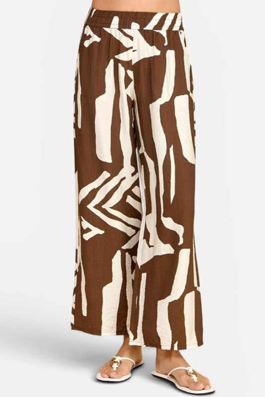 LELIS-08 Unique Print Pants – Everyday Comfort Fit