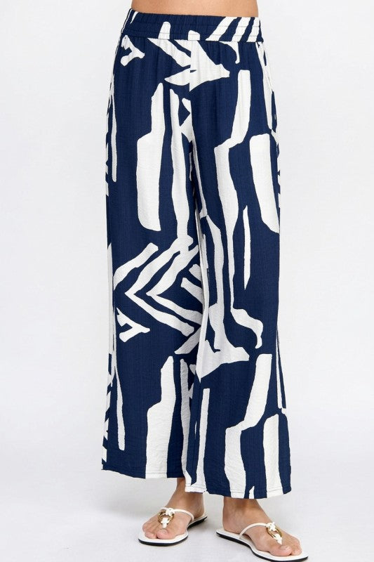 LELIS-08 Unique Print Pants – Everyday Comfort Fit