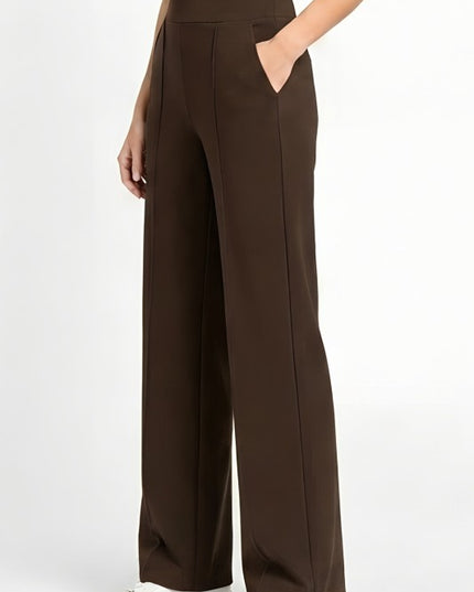 PLUS AIR34X Air Scuba Pleated Pants – Side Pocket Comfort Fit