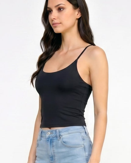 PT87 Seamless Criss-Cross Crop Tank – Double Layer Fit