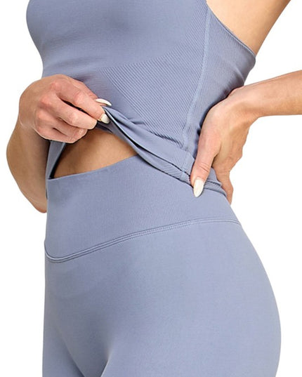 NH301 Active Halter Crop Top & High Waist Yoga Pant Set