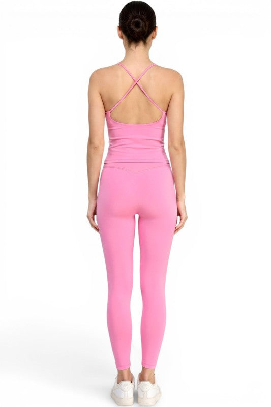 NH302 Criss-Cross Active Set – Crop Top & Yoga Pants