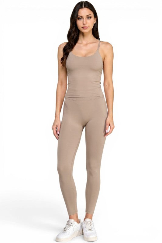 NH302 Criss-Cross Active Set – Crop Top & Yoga Pants