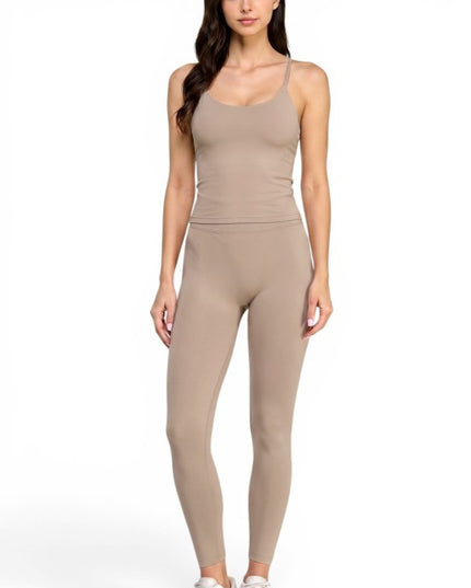 NH302 Criss-Cross Active Set – Crop Top & Yoga Pants