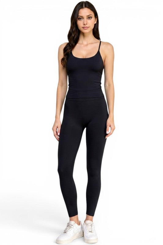 NH302 Criss-Cross Active Set – Crop Top & Yoga Pants