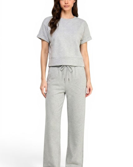 AS01AS501 Soft Air Scuba Short Sleeve Sweatshirt & Pant Set