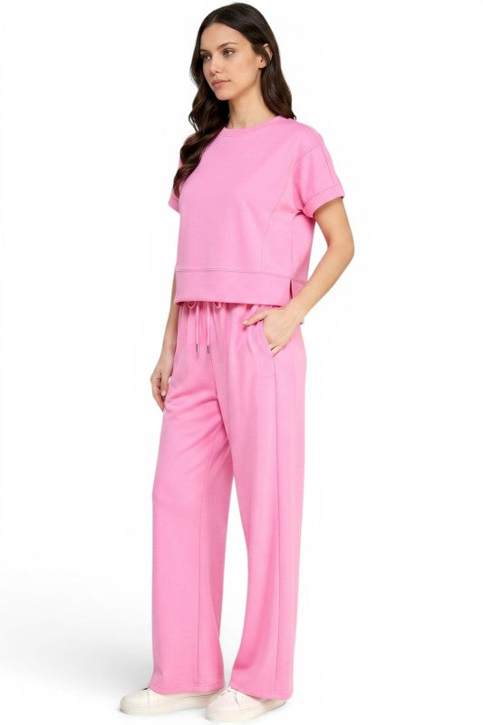 AS01AS501 Soft Air Scuba Short Sleeve Sweatshirt & Pant Set