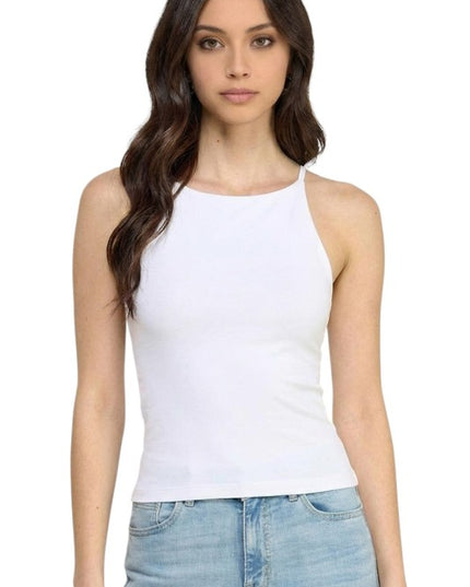 PT78 Halter Tank Top – Fitted Stretch Casual Style