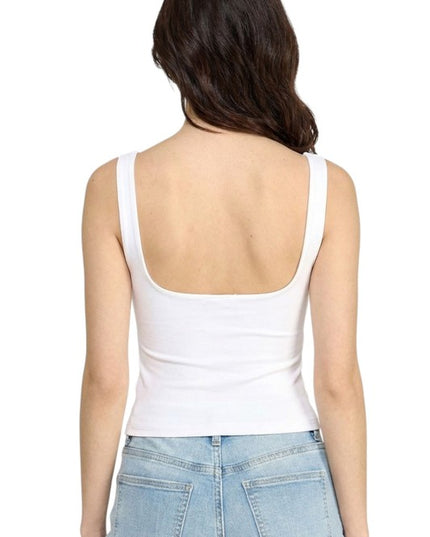 DLT80 Double Layered Crop Tank – Stretch Sculpt Fit