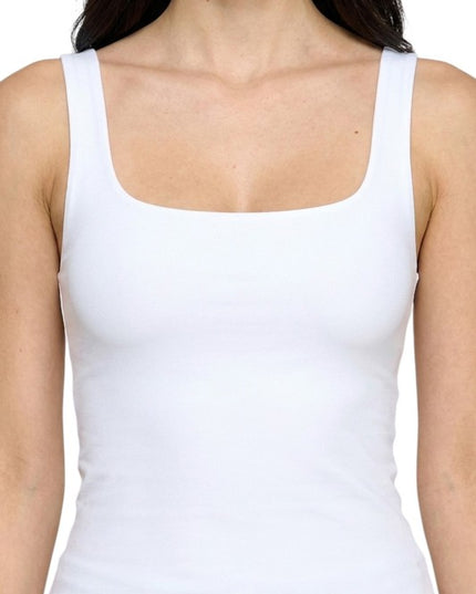 DLT80 Double Layered Crop Tank – Stretch Sculpt Fit