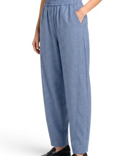 BRL03 Linen-Style Barrel Pants – Effortless Modern Look
