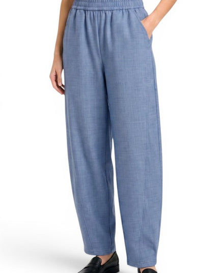 BRL03 Linen-Style Barrel Pants – Effortless Modern Look